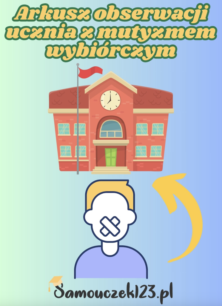 Arkusz obserwacji ucznia z mutyzmem wybiórczym