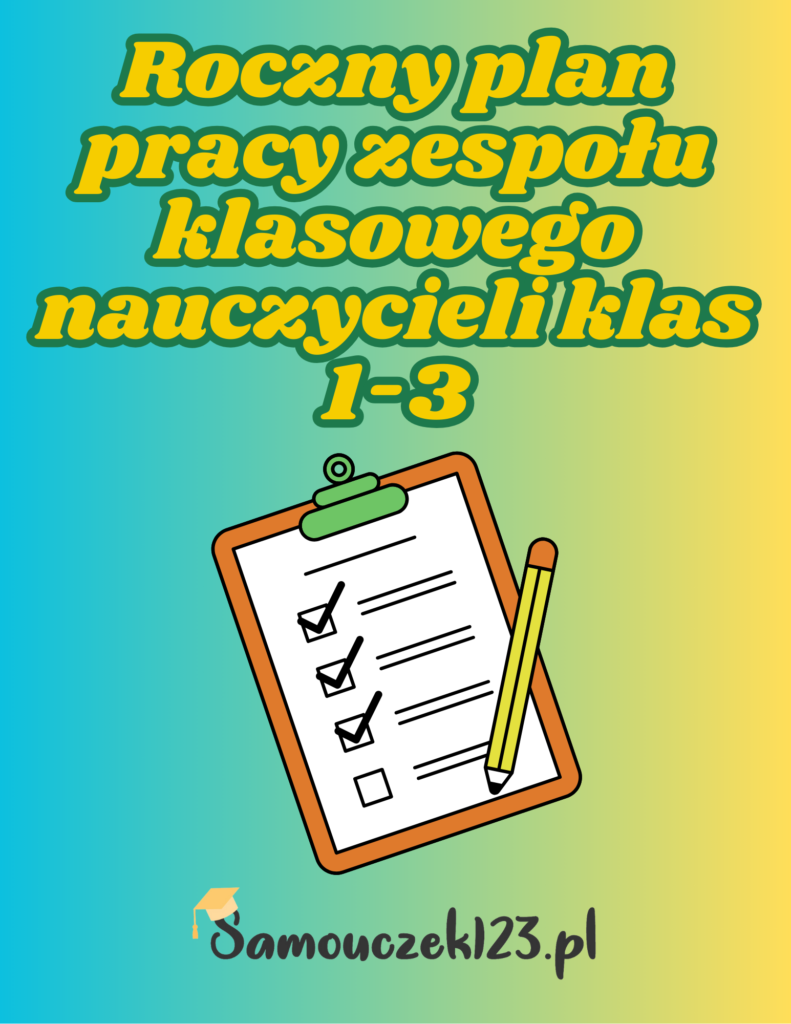 Roczny plan pracy zespołu klasowego nauczycieli klas 1-3