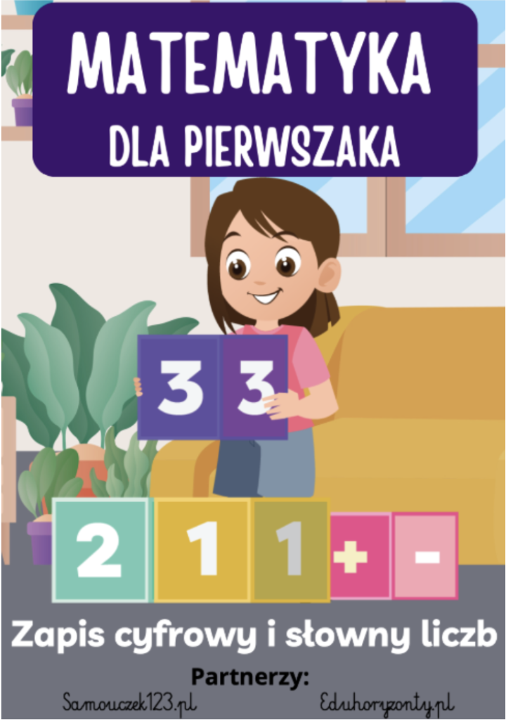 matematyka dla pierwszaka zapis słowny i cyfrowy liczb